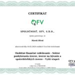 Marek Biroš - Certifikát
